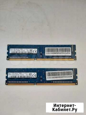 Оперативная память Hynix ddr3 4 гб Нижний Новгород - изображение 1