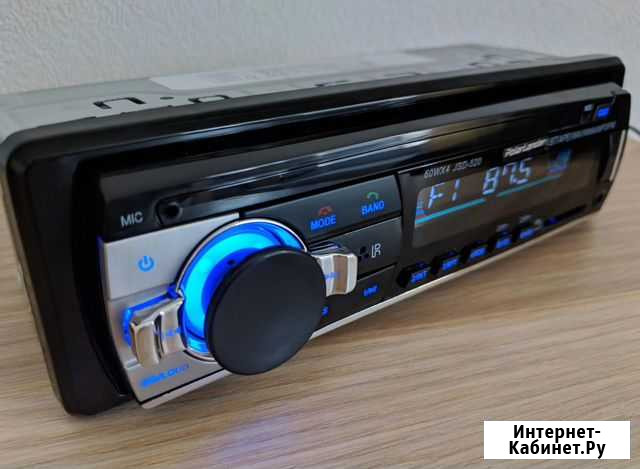 Магнитола (60Вт, Блютуз, USB, AUX, SD) Санкт-Петербург - изображение 1