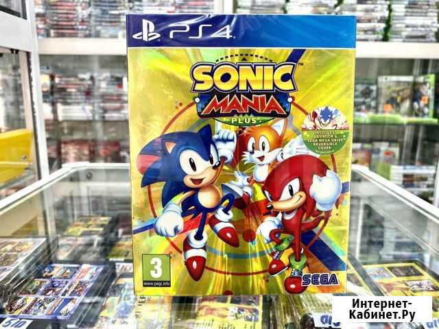 Sonic Mania Plus игра на PS4 PS 4 Красноярск - изображение 1