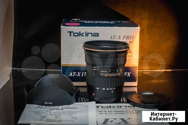 Tokina PRO 17-35mm f/4 Canon. Авито доставка Новозыбков - изображение 1