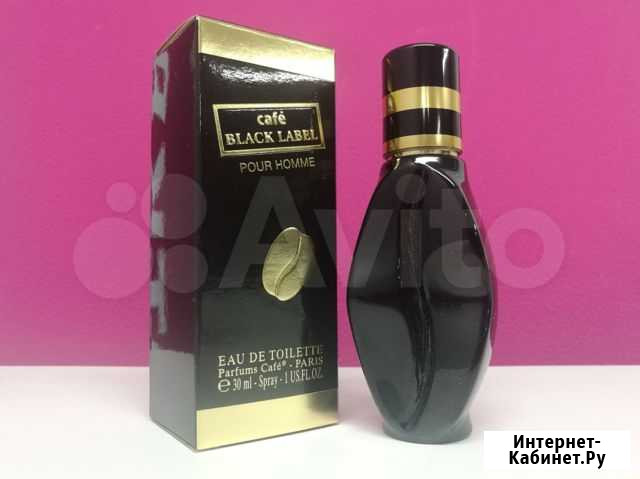 Туалетная вода caf?- caf? Black Label Cafe Parfums Барнаул - изображение 1