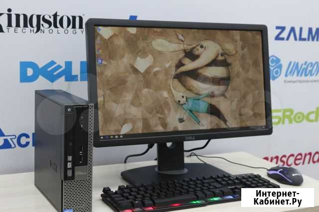 Офисный комплект dell для 1C на i5-3470S/ 8Gb/ SSD Уфа - изображение 1