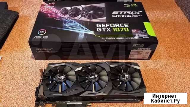 Asus ROG strix 1070 8Gb Барнаул - изображение 1