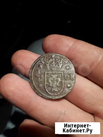 1/4 оре шведы 1644 год Выборг - изображение 1