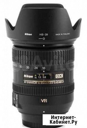 Объектив Nikon DX AF-S Nikkor 16-85mm Санкт-Петербург - изображение 1