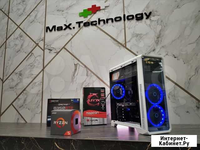 Игровой пк Ryzen 5 2600\6 ядер\AMD RX550 4Gb gddr5 Курск - изображение 1