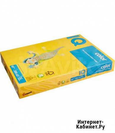 Продам желтую бумагу IQ color, A3 Уфа - изображение 1