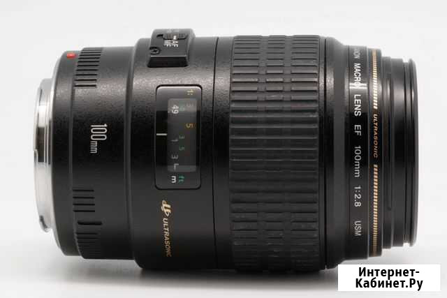 Объектив Canon EF 100mm f/2.8 Macro USM Москва - изображение 1