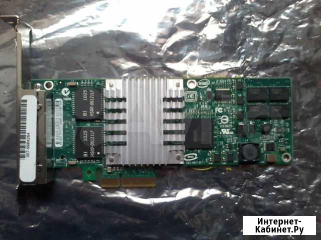 Новая сетевая карта Intel Quad Port expi9404 PTG Москва - изображение 1