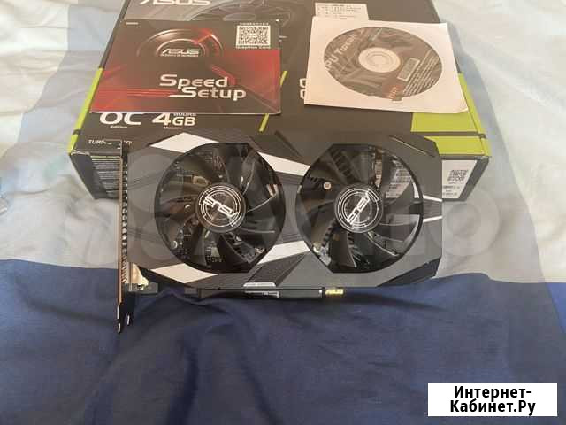 Видеокарта asus Dual GeForce GTX 1650 4Гб Краснодар - изображение 1