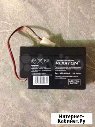 Аккумулятор Robiton Vrla12-0.8 12V 0.8Ah Казань - изображение 1