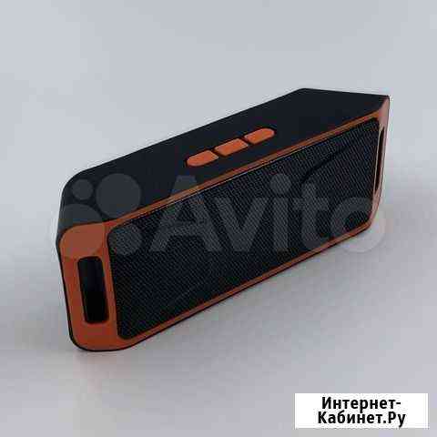 Колонка Bluetooth SC-308 цв. чёрный / оранжевый Краснодар