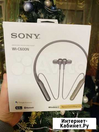 Беспроводные наушники sony WI-C600N. Грантия Климовск - изображение 1