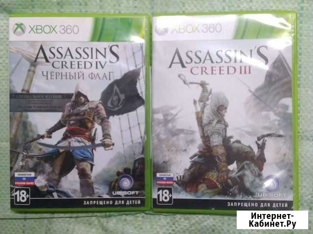 Игра assassins creed 3/ac 4:черный флаг для xbox Муром - изображение 1