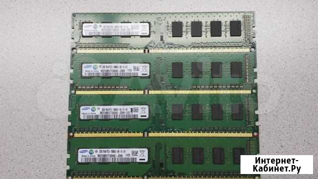 Samsung 8GB (4x 2GB) PC3-10600 1333 MHz Красноярск - изображение 1