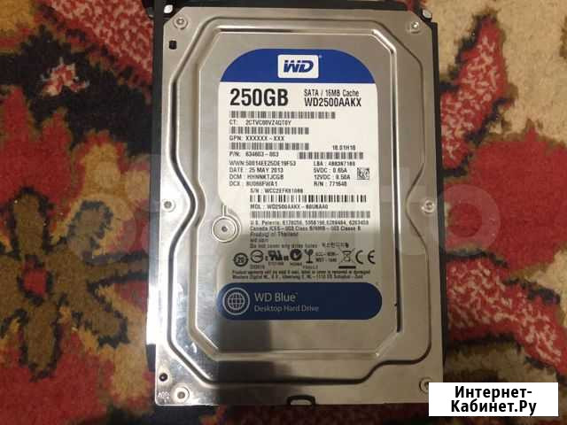 Жесткий диск WD Blue 250gb Махачкала - изображение 1
