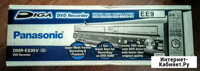 DVD+VHS рекордер Panasonic DMR-ES35V на запчасти Липецк - изображение 1