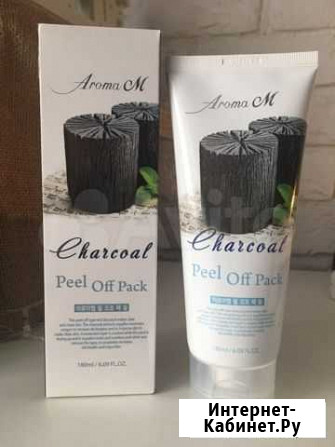 Угольная маска-плёнка Aroma M Charcoal Peel OFF Pa Красноярск - изображение 1