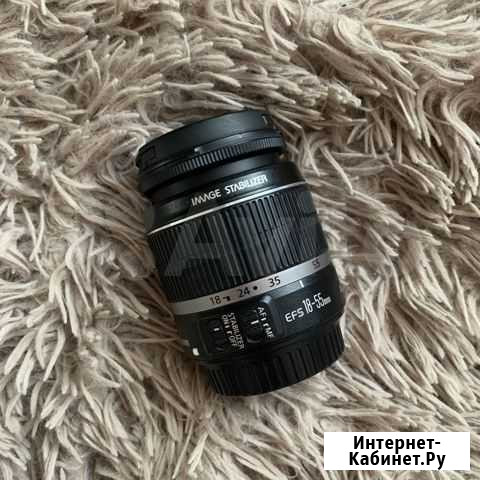 Объектив Canon 18-55mm 3.5-5.6 IS Челябинск - изображение 1