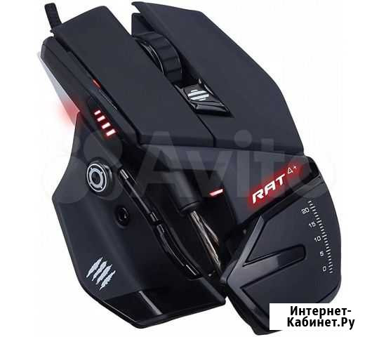 Игровая мышь Mad Catz R.A.T. 4+ чёрная (PMW3330, U Екатеринбург - изображение 1