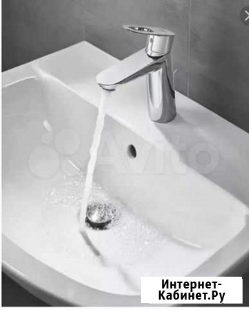 Рычажный донный клапан Grohe для раковины Москва - изображение 1