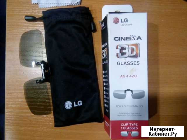 3D стереоочки LG AG-F420 черный Санкт-Петербург - изображение 1