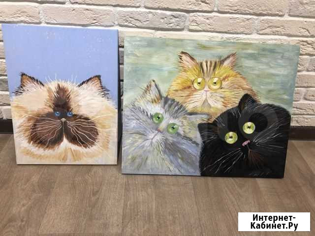 Коты картина Липецк - изображение 1