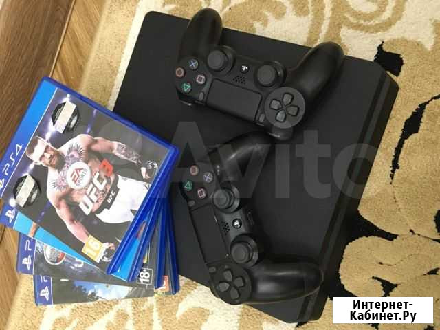 Sony PS4 slim + 14 игр Грозный - изображение 1