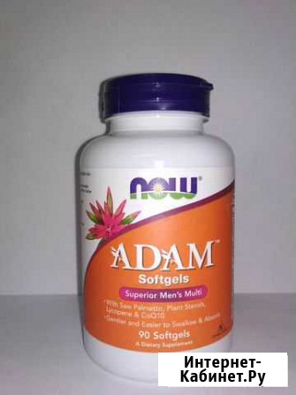 Adam, Now Foods мультивитамины для мужчин 45порций Новосибирск - изображение 1