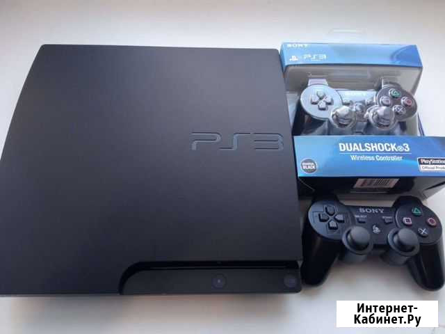 Sony PS3 Slim 320g Прошитая много игр Саранск - изображение 1