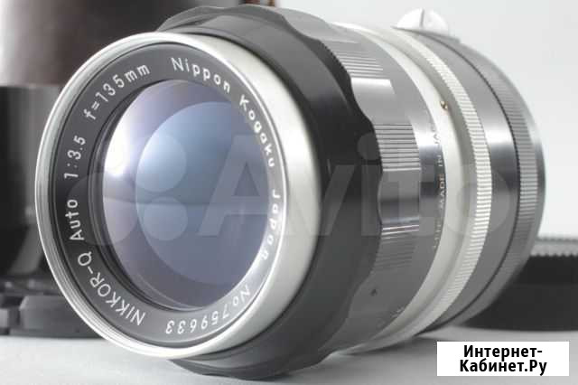 Nikkor - Q 135/3.5+адаптер Калининград - изображение 1