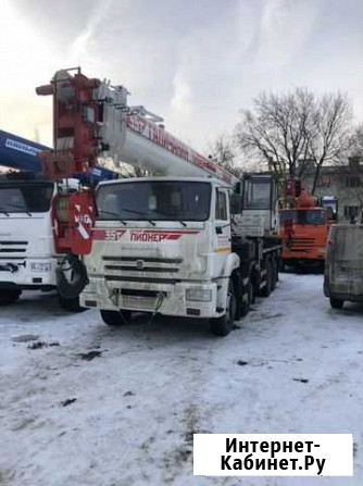 Автокран 35 тонн 33 метра пионер 8х4 Москва - изображение 1