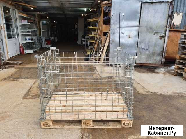 Корзина металлическая 1200х800 на поддон Уфа - изображение 1