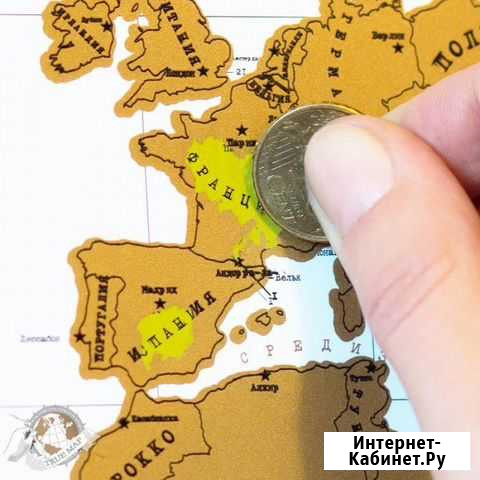 Скретч-карта мира Архангельск - изображение 1