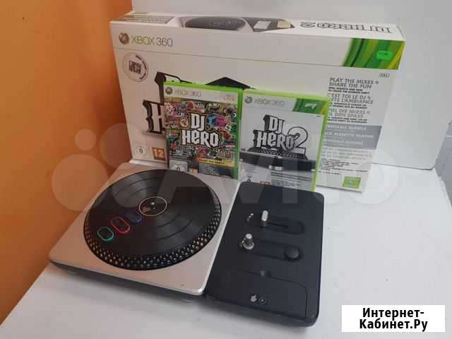 Игровые манипуляторы Microsoft DJ Hero Turntable C Дзержинск - изображение 1