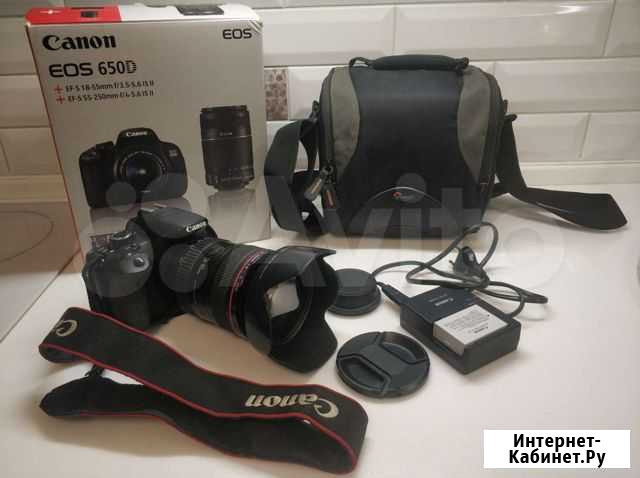 Зеркальный фотоаппарат canon 650d Екатеринбург - изображение 1