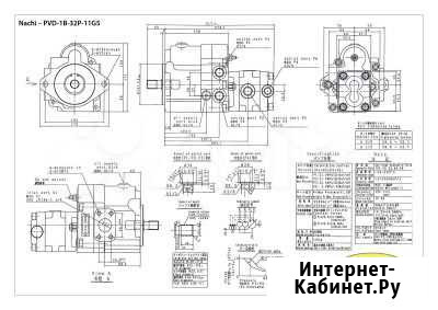 Гидронасос Nachu Fujikoshi PVD-1B-32P-11G5 Хабаровск - изображение 1