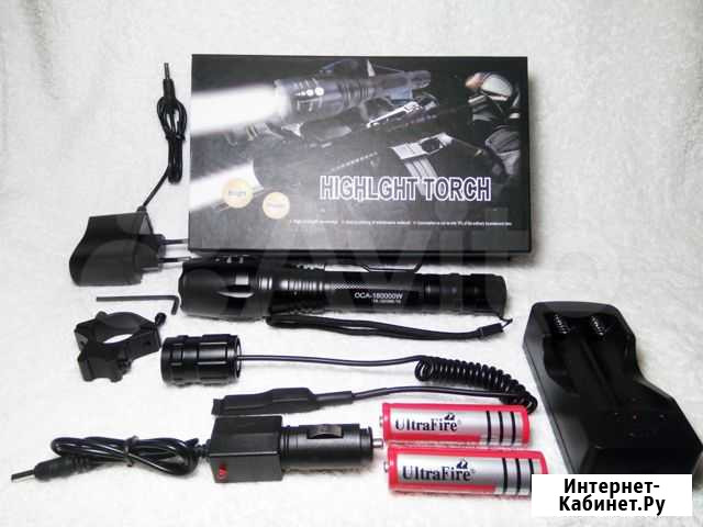 Мощный подствольный фонарь Ultrafire HL-Q036B-T6 Москва - изображение 1
