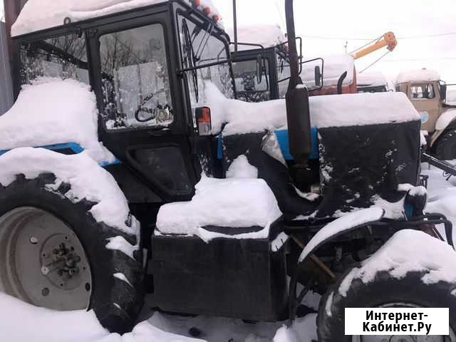 Трактор Беларус 82.1 с фрезой дэм-121 и отвалом Салават - изображение 1