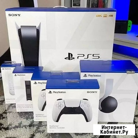 Консоль Sony Playstation 5 PS5 (дисковая/цифровая версия) — отправка на следующий день Майкоп - изображение 1