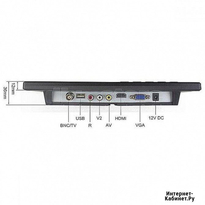 Монитор 10 дюймов для видеонаблюдения, охранника и в авто Москва - изображение 4