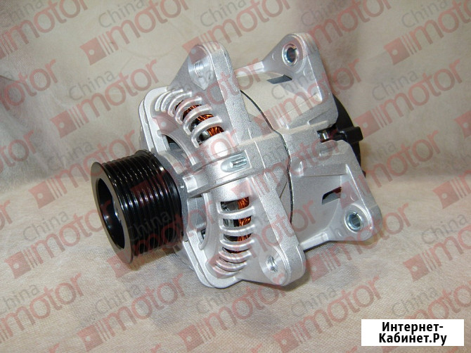 Генератор на FAW J6 28V/100A шкив 8PK 3701010B-36D в Москве Москва - изображение 1