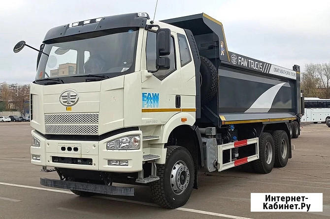 Самосвал FAW CA3250, кабина J6P, 6х4, 390 л.с., кузов U-образный, объём 21 м3 Екатеринбург - изображение 1