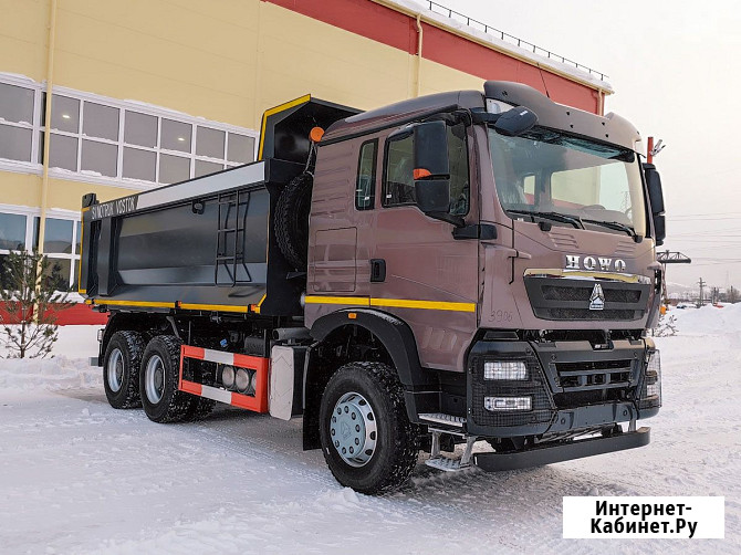 Самосвал HOWO T5G, кабина Restyling, 6х4, кузов U-образный, объём 20 м3, Euro V Екатеринбург - изображение 1