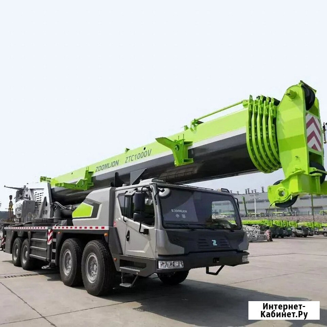 Автокран Zoomlion ZTC1000V, 8х4, Euro V, грузоподъёмность 100 тонн Екатеринбург - изображение 4