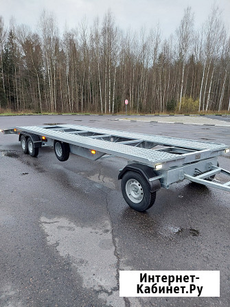 Прицеп автовоз на 2 авто, длина -9, 3м., ширина-2, 2м., полная масса 3500кг Москва - изображение 1