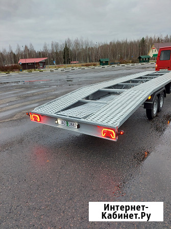 Прицеп автовоз на 2 авто, длина -9, 3м., ширина-2, 2м., полная масса 3500кг Москва - изображение 2