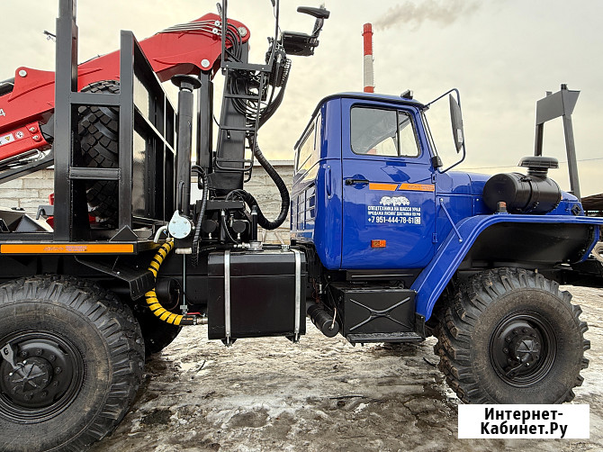 Лесовоз на шасси Урал с манипулятором Велмаш 10-74 Барнаул - изображение 3