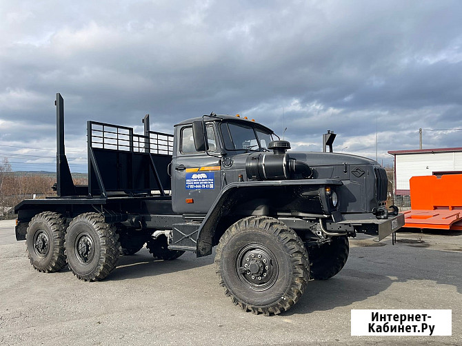 Лесовоз Урал 5557 с площадкой без ГМ Брянск - изображение 1