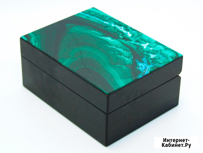 Малахит с Хризоколлой - Коллекционная Шкатулка Москва - изображение 2